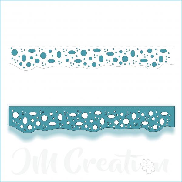 Bordüren Löcher DIN lang - Stanzschablone